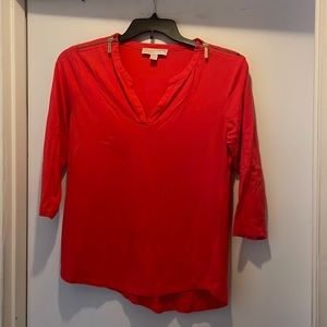 Orange Michael Kors shirt